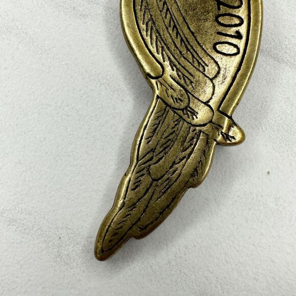 Chico's 2010 Rhinestone Parrot Bird Keychain Keyring - Picture 9 of 9